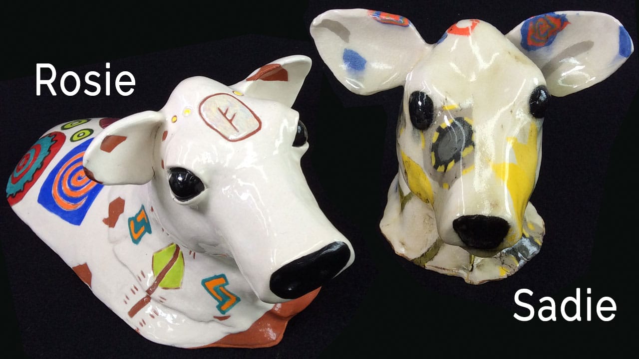Cows And More Cows - Making Clay Sculpture Piece