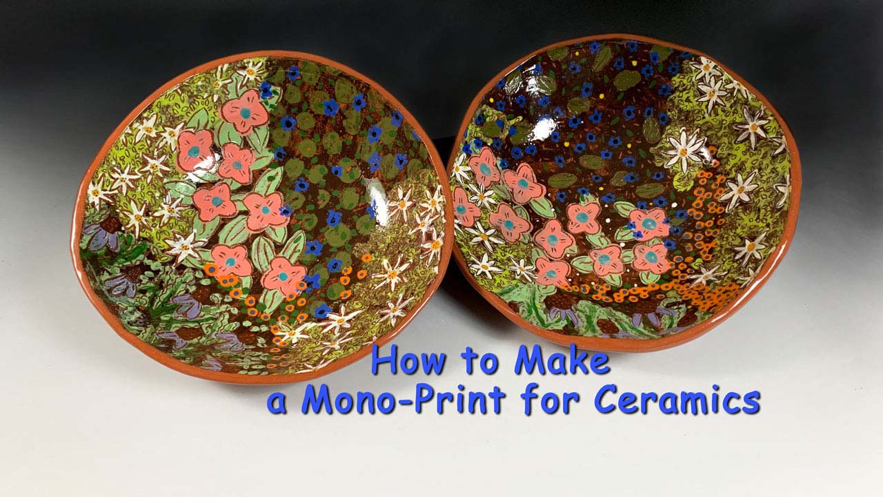 How To Make Mono-Print Ceramics
