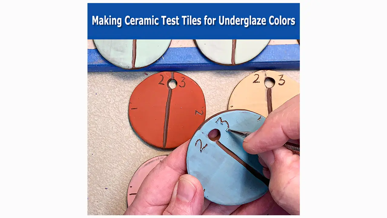 Making Ceramic Test Tiles for Underglaze Colors