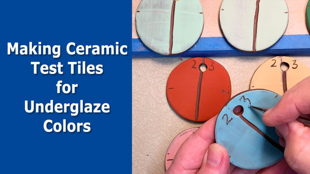 Making Ceramic Color Test Tiles