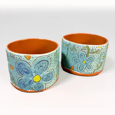 Florals Mid-Day Cups