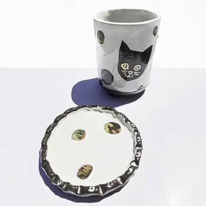 Kitty’s and Dots Ceramic Planter