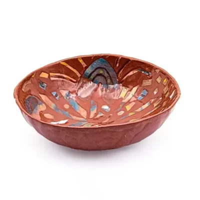 Mosaic Ceramic Swirls Bowl