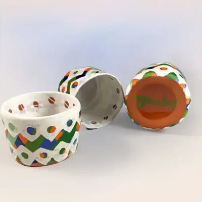 Zig Zag Ceramic Cups