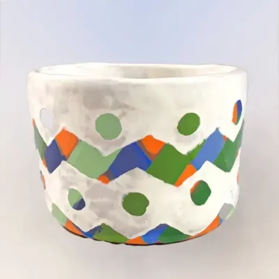 Zig Zag Ceramic Cups