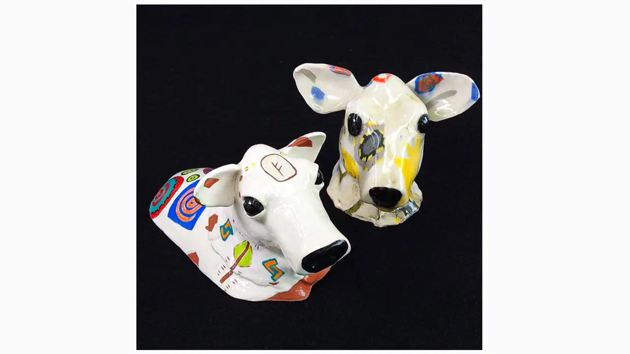 Clay Sculpture - Cows and More Cows
