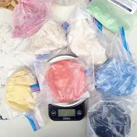 Mason Jar Collectrion of Clay Stains