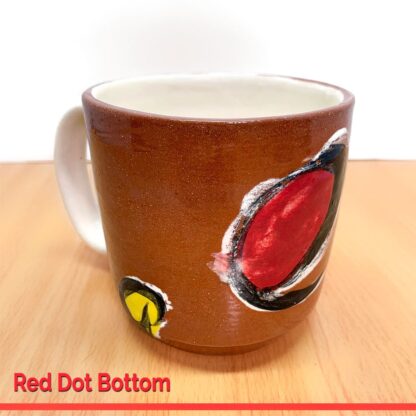 Red Dot Ceramic Mug