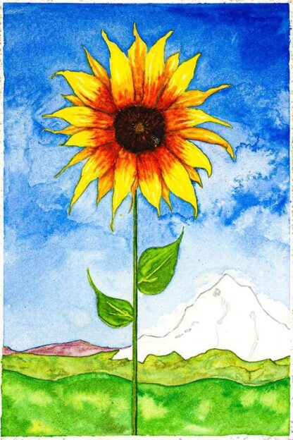 Ode to Farmer Don _Sunflower Field - Print