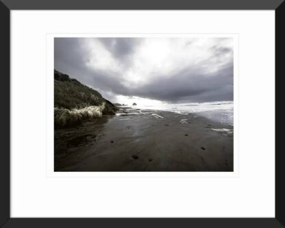 On The Beach Before the Storm Photographic Print