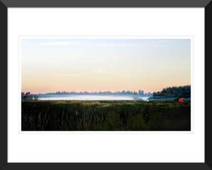 Red Barn In the Skagit Valley Photographic Print