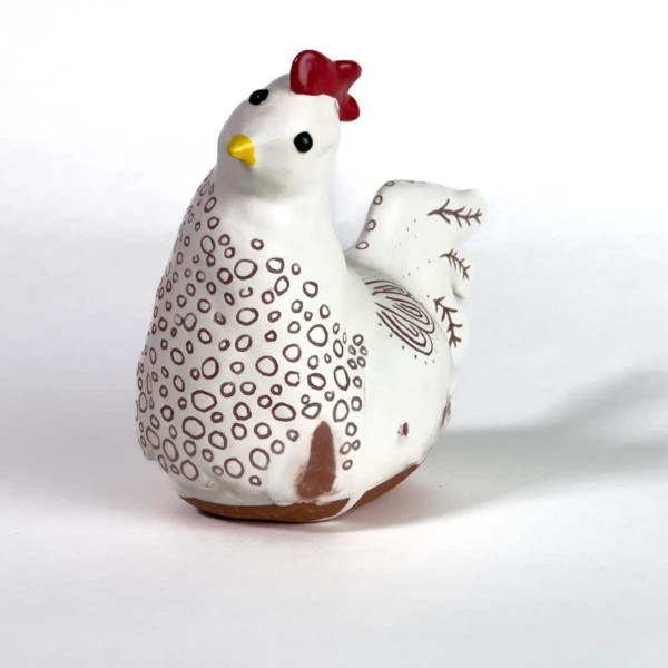 Addie Ceramic White Chicken