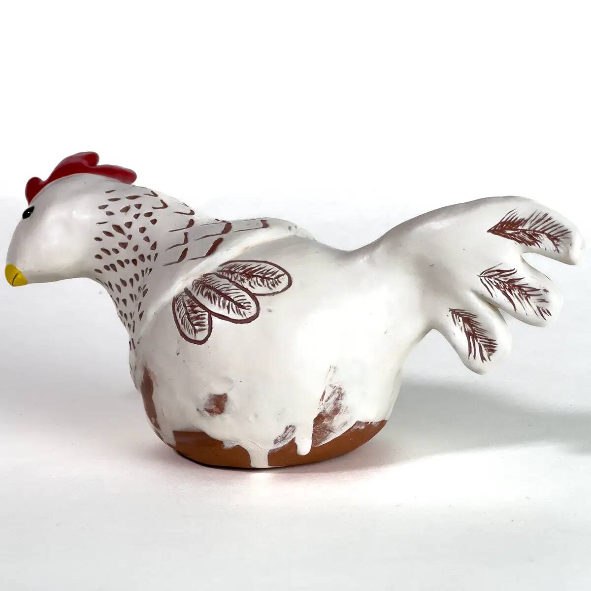 Karla Ceramic Chicken Sculpture