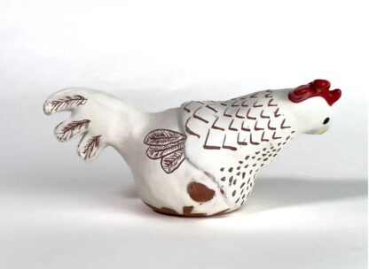 Karla Ceramic Chicken Sculpture
