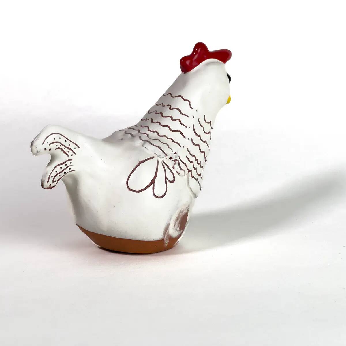 Ceramic White Chicken - Macy