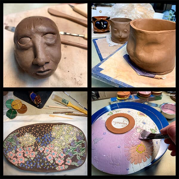 Rebecca Gerendasy Clay - Art - Works In Progress