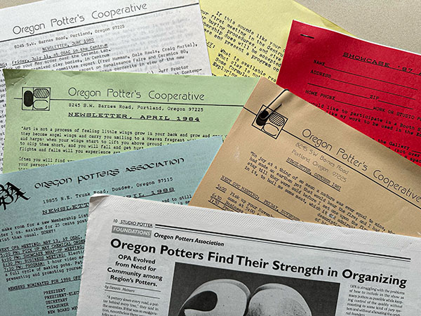 Oregon Potters Association 40 Year History - Blog Research