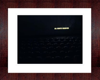 The Show Is Over Or After The Movie Ends in 16 x 20" Frame
