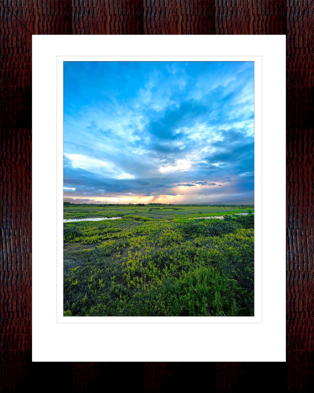 Where Land Meets Sky Print in 16" x 20" Frame