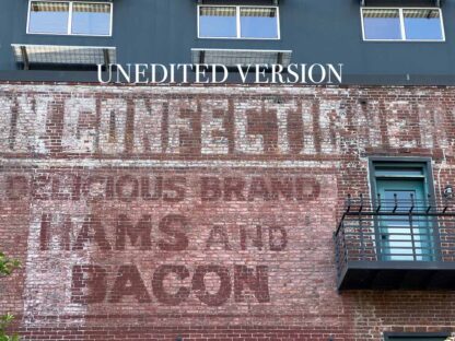 Hams and Bacon on the Brick Wall -Unedited Version