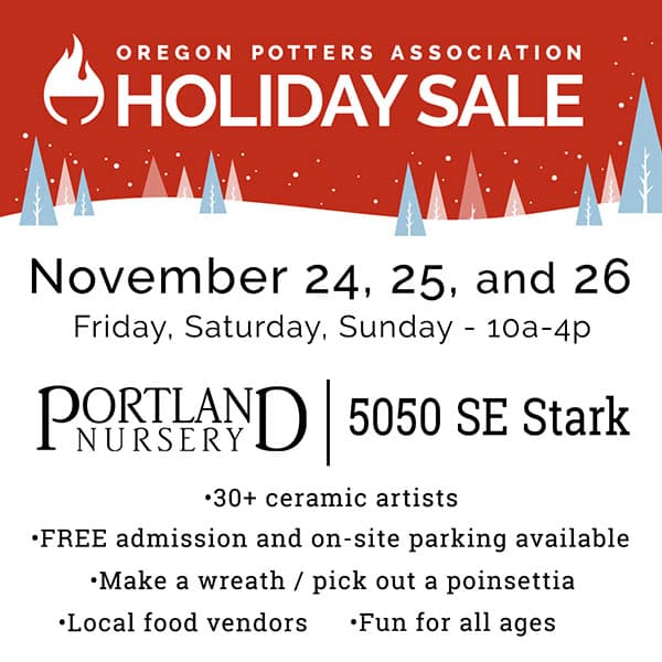 2023 - Oregon Potters Association Holiday Sale