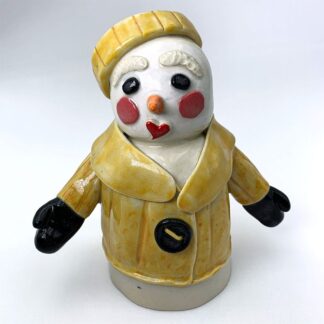 Snowfolk: Aunt Mildred - Decorative Ceramic Snowman