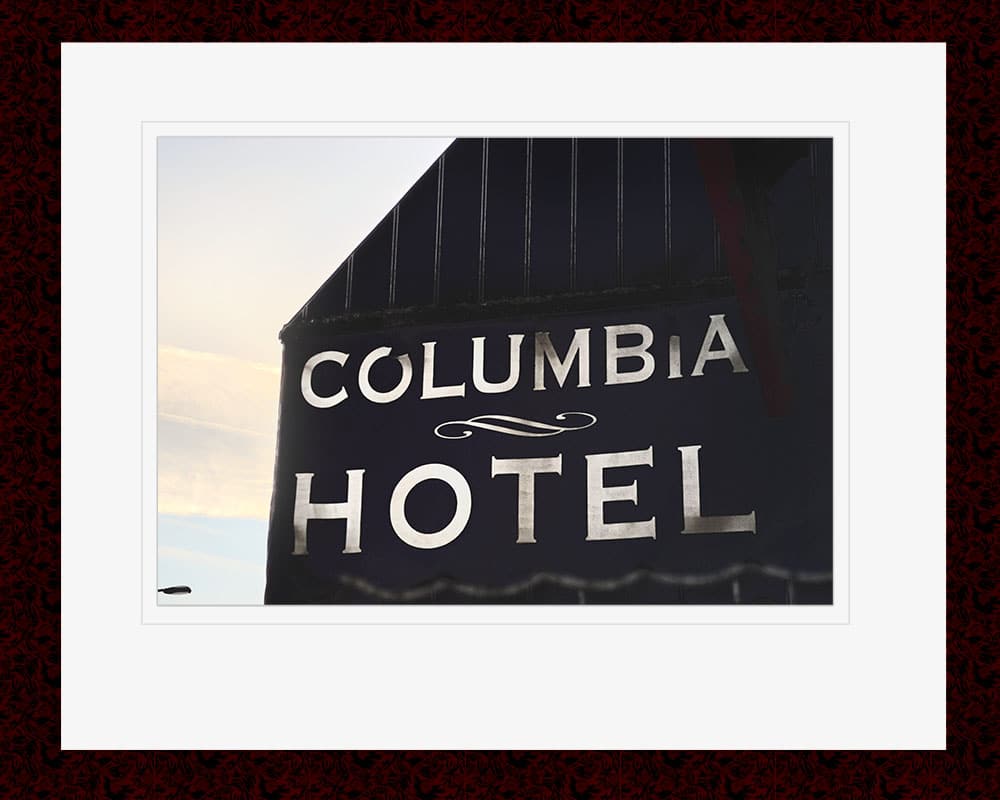 The Columbia Hotel Print In Frame