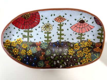 Flower Box Ceramic Decorative Platter