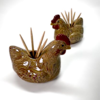 Ceramic Chicken Holder For Toothpicks