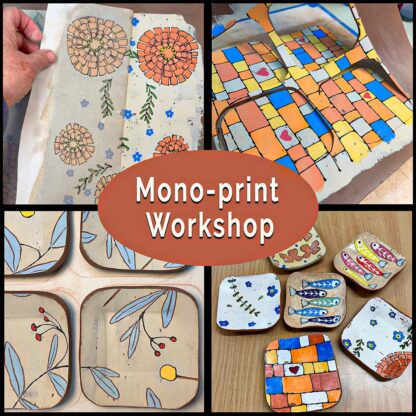 New Ceramic Monoprint Workshop -November 2024