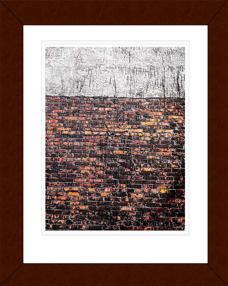 Brick and Mortar -Archival Pigment Print Framed