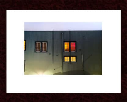 Windows In Deep Colors -Framed Photograph