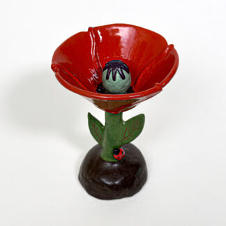 Ceramic Poppy Flower