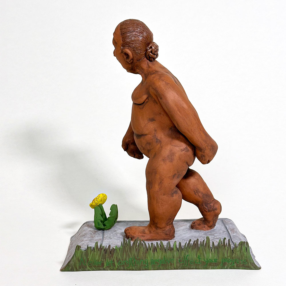 Keep Going: Never Let Anything Negative Affect Your Progress Sculpture