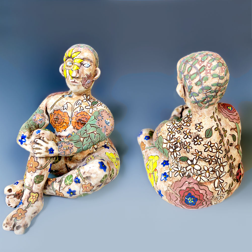 Reckoning Ceramic Sculpture-Front-Back