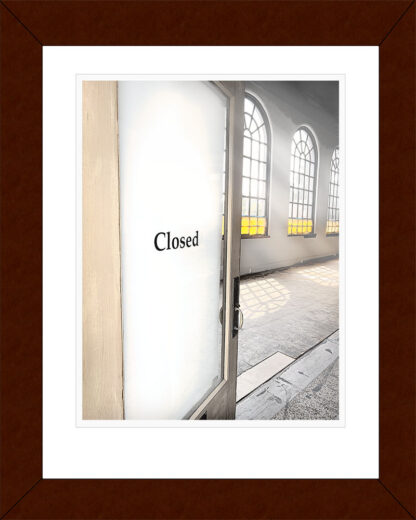 Closed - Archival Pigment Print -Framed