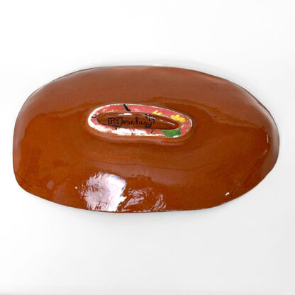 Bottom View - August Heat -Decorative Ceramic Serving Platter