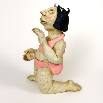 Tom Boy Cat Sculpture - Side