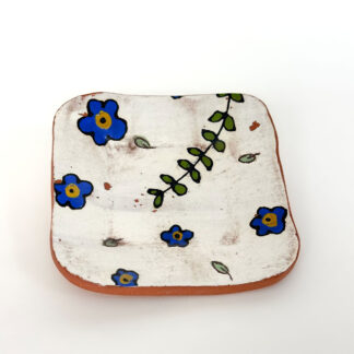 Forget-Me-Nots Ceramic Dish