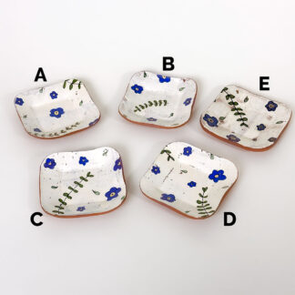 Forget-Me-Not Ceramic Dish -Group