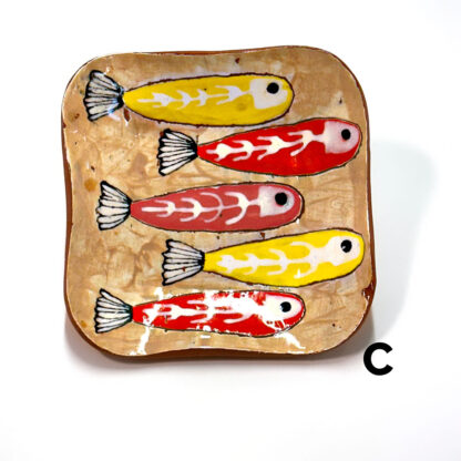 Skeletal Fish Ceramic Dish -C