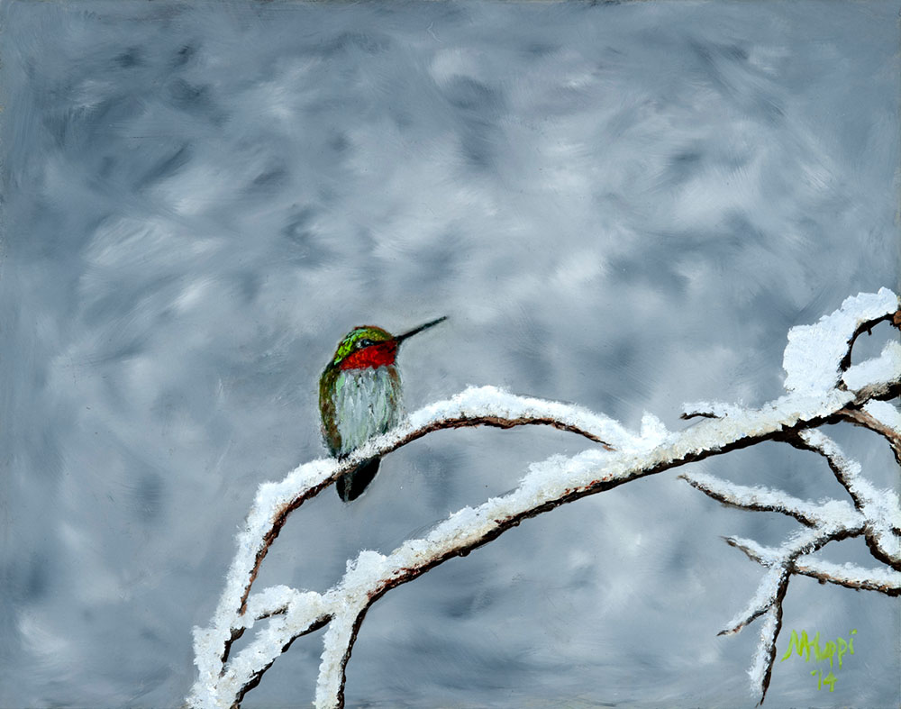 Maria Huppi Bird In Winter