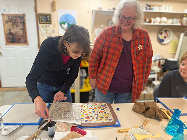 Rebecca Gerendasy Teaching -Ceramic Workshop