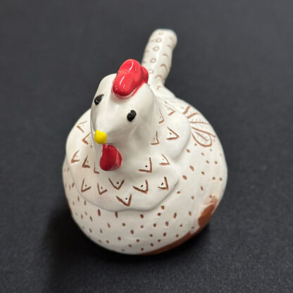 Agnes the Ceramic Chicken