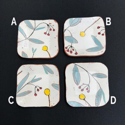 Winter Botanical Ceramic Dish -All 4