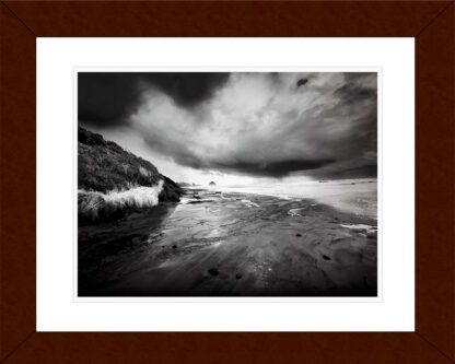 Darkness and Light Before The Storm - B/W Archival Pigment Print - 16"x20" Framed