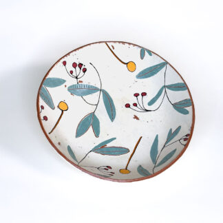 7 inch ceramic monoprint bowl