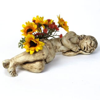 ceramic figurative sculpture vase